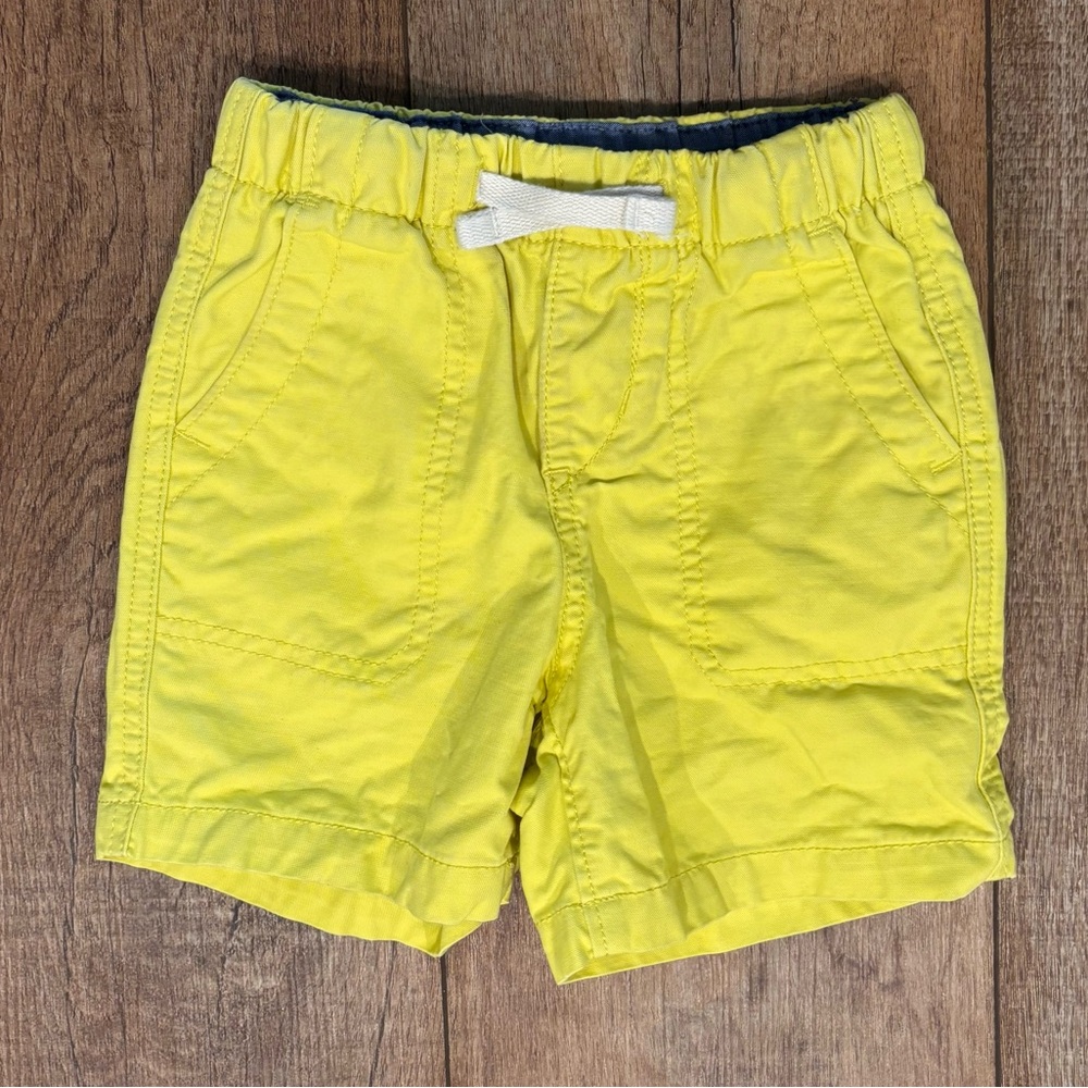 GAP Yellow Kids' Shorts, size 18-24 months.